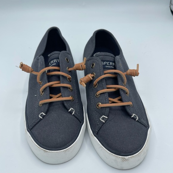 Sperry top-sider navy blue sneakers women's size 7 - Picture 10 of 12